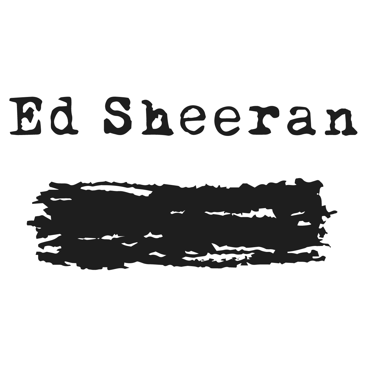 ed sheeran logo commission sand art nz