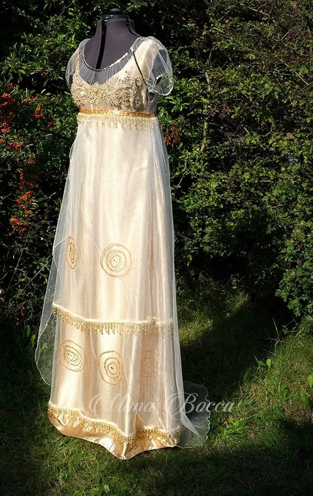 beaded evening dress Long Beaded Prom Dress with Sequins Rose Gold / 4