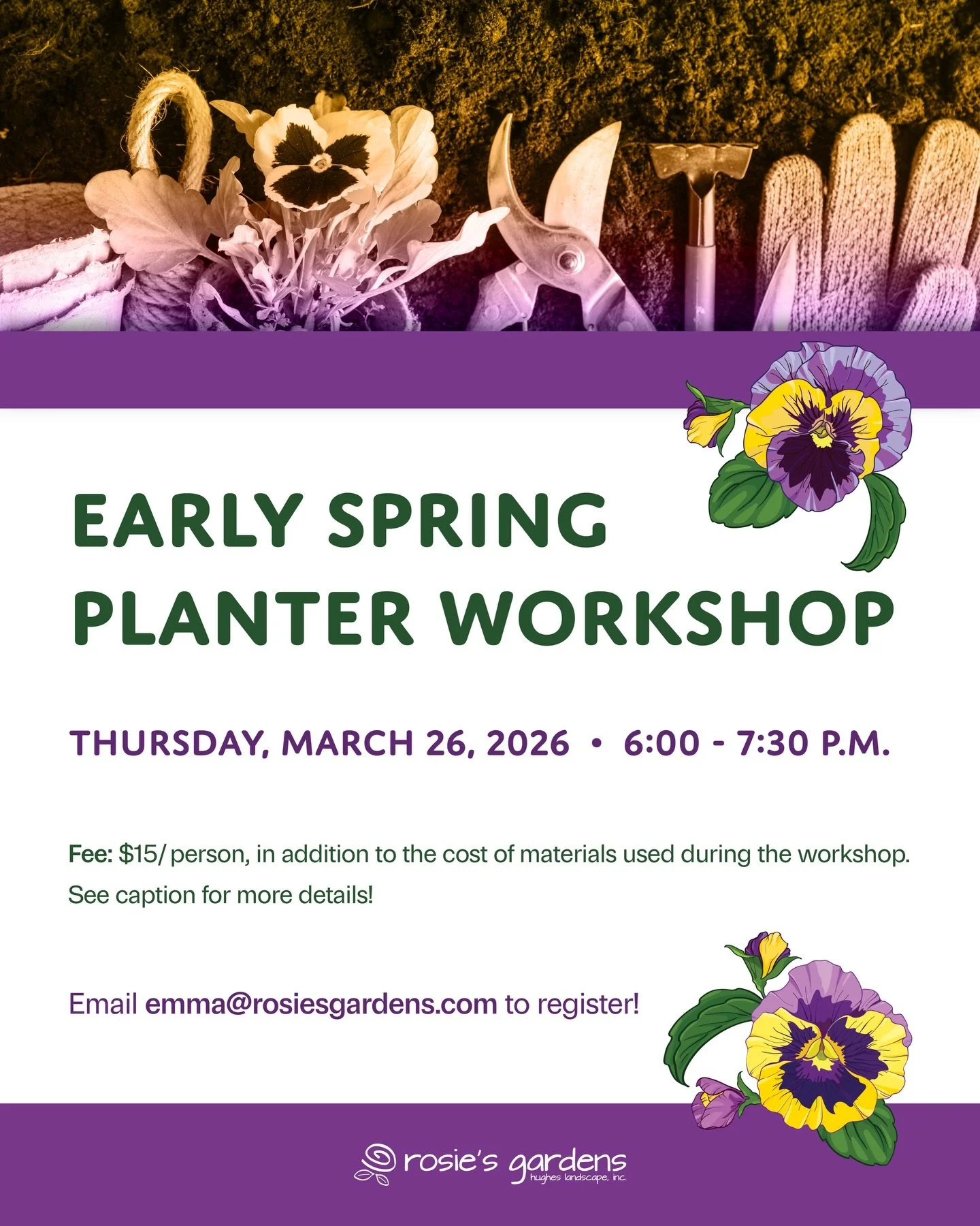 At last, what you&rsquo;ve all been waiting for&mdash;our very first workshop! Read the details below!&nbsp;⤵️

On 𝗧𝗵𝘂𝗿𝘀𝗱𝗮𝘆, 𝗠𝗮𝗿𝗰𝗵 𝟮𝟲𝘁𝗵 from 𝟲:𝟬𝟬 - 𝟳:𝟯𝟬 𝗽.𝗺., join us for a peaceful evening of planter arrangement under the gu