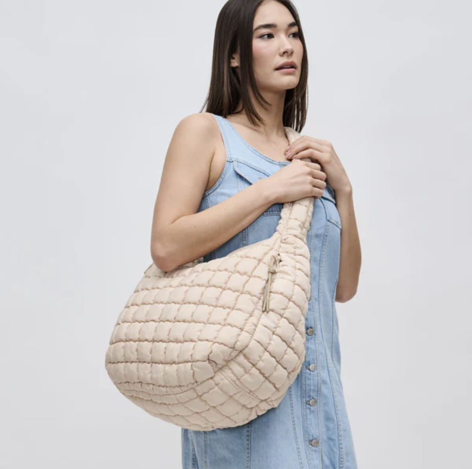 the 'book it' bag - cream