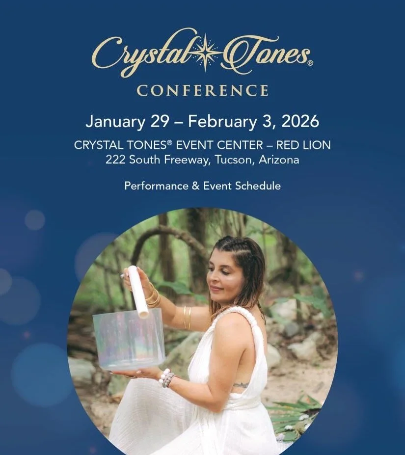 join me @roxyghoraishy LIVE or virtually @crystaltones Tuscon gem show tonight for the Leo full moon on February 1st from 6-7 PM LIVE or 7-8 PM virtually, for an cosmic soundscape journey as we experience a multi sensory sound journey. 
Visit @crysta
