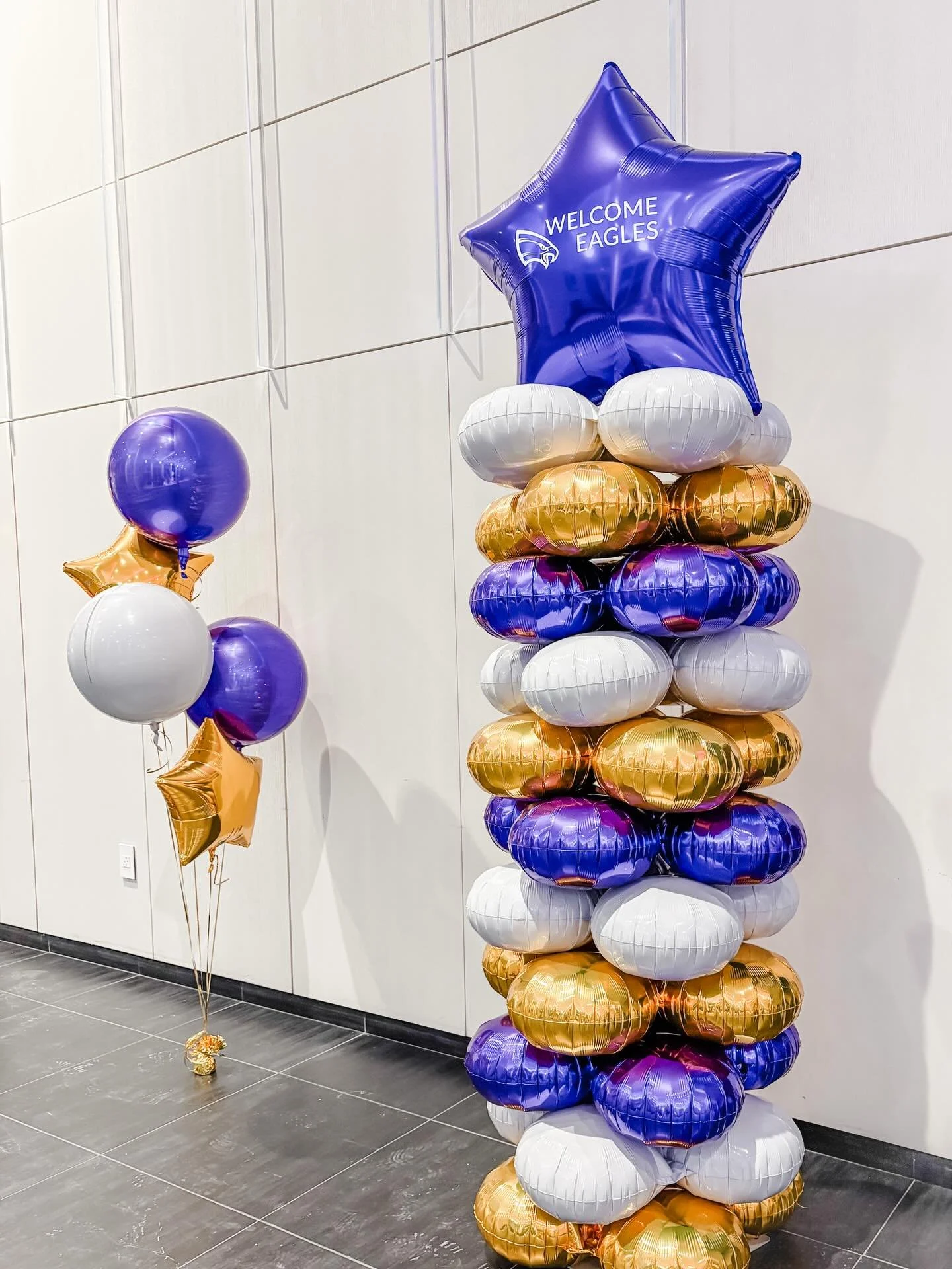 Being able to assist in celebrations and accommodate latex allergies is our pleasure. Foil balloons bring joy to any event. Thank you @northwesternmn for inviting us to help celebrate!