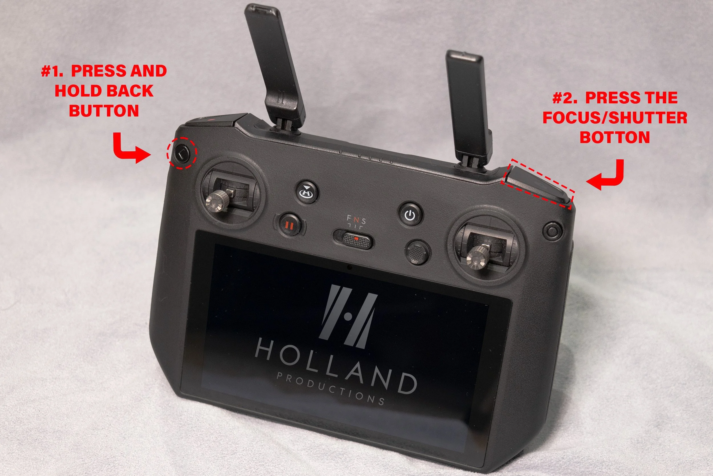 DJI RC Pro Enterprise  Screen Capture Button Sequence and Quick Keys