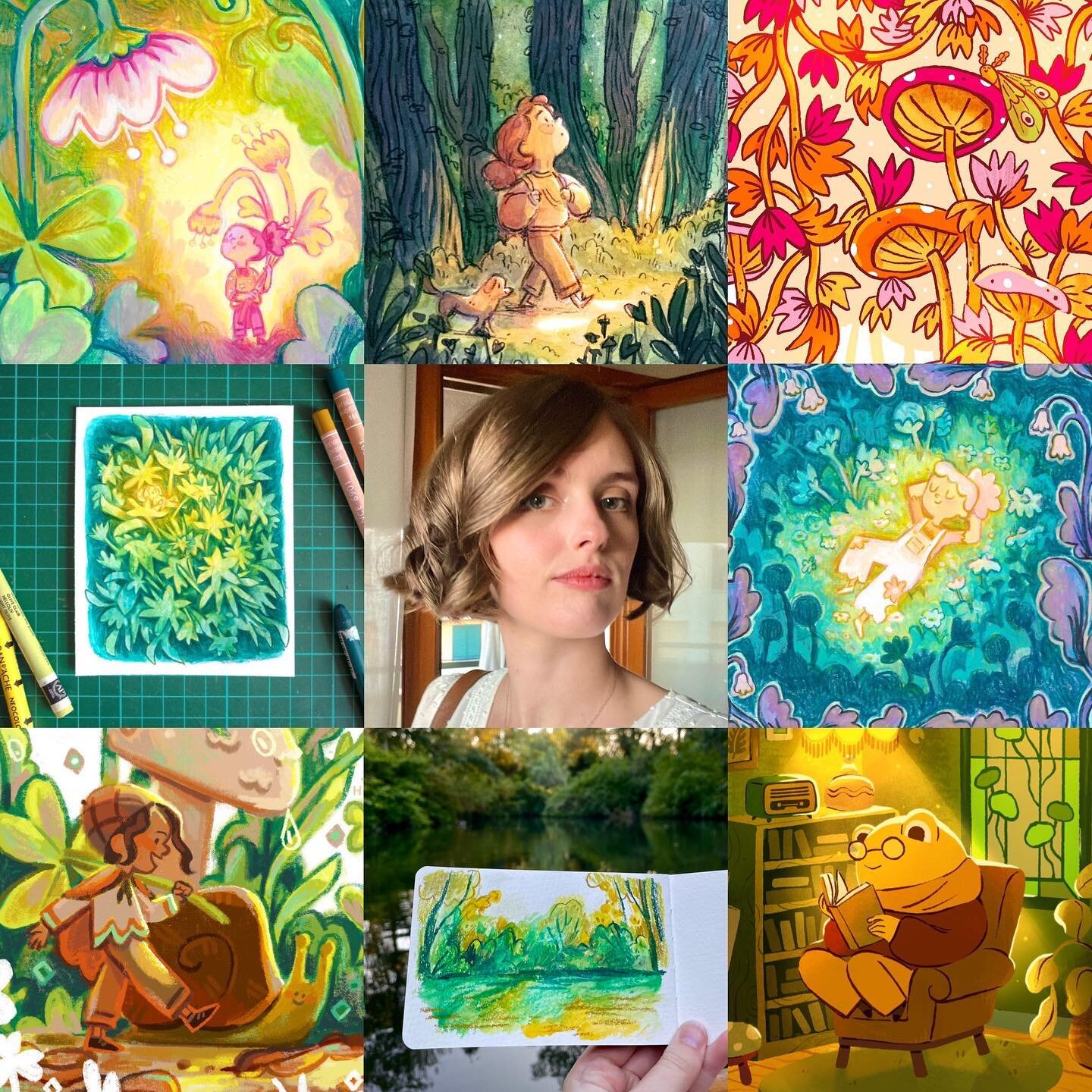 #artvsartist time! 🧡

It&rsquo;s always nice to spend a bit of time collating and reflecting on what I made over the year - here are a few of my favourites above.

This year I gave much less importance to sticking to a &ldquo;style&rdquo; and spent 