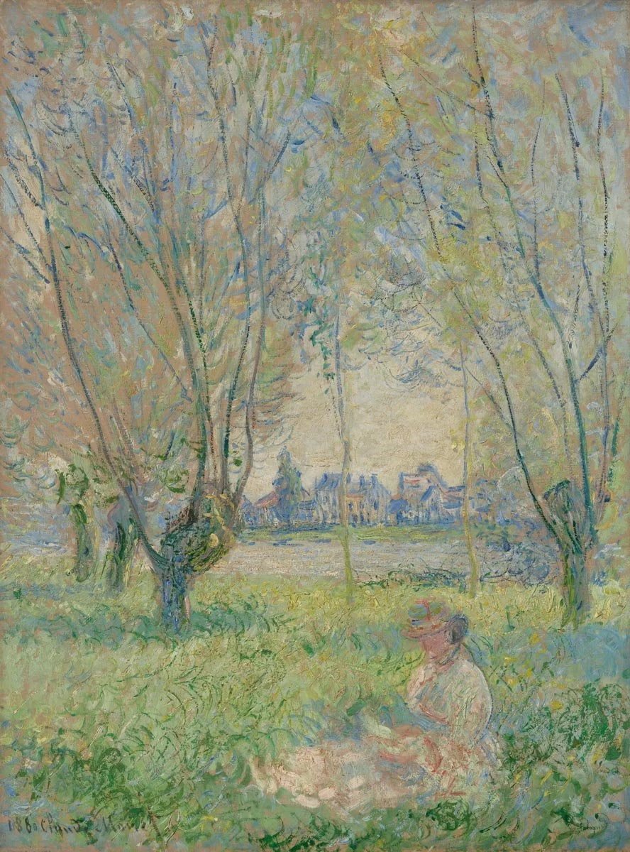 Claude Monet, Woman Seated under the Willows, 1880
