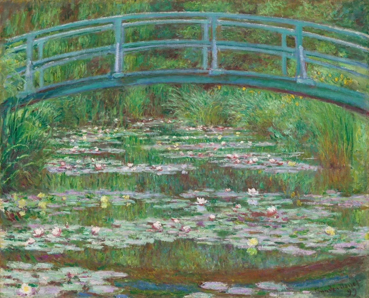 Claude Monet, The Japanese Footbridge, 1899