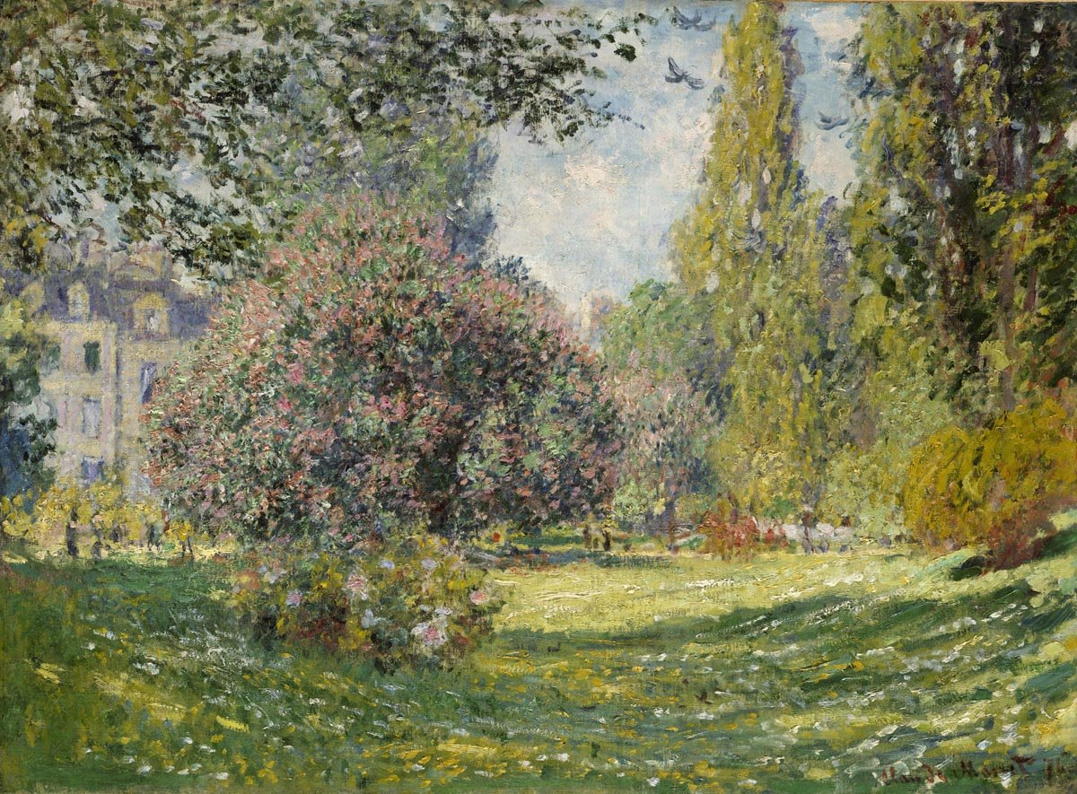 Claude Monet, Landscape: The Parc Monceau, 1876