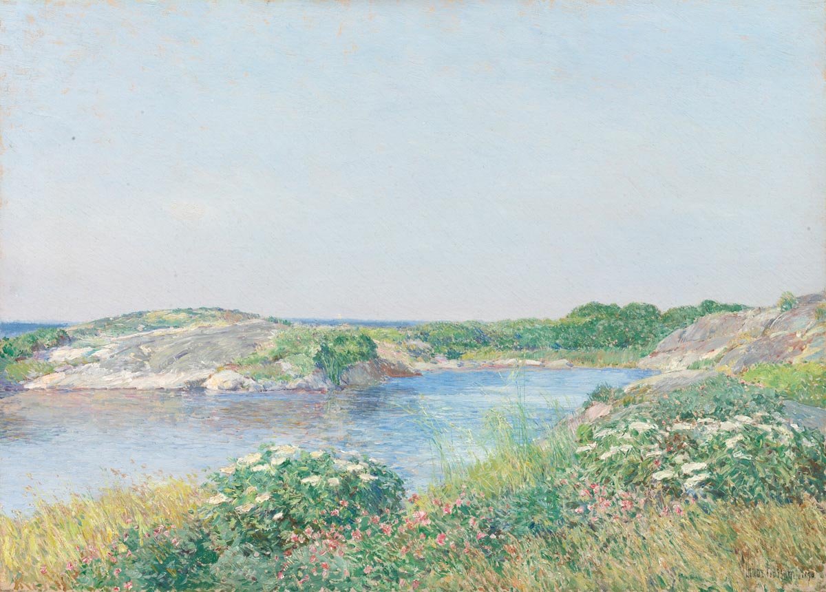 Childe Hassam, The Little Pond, Appledore, 1890