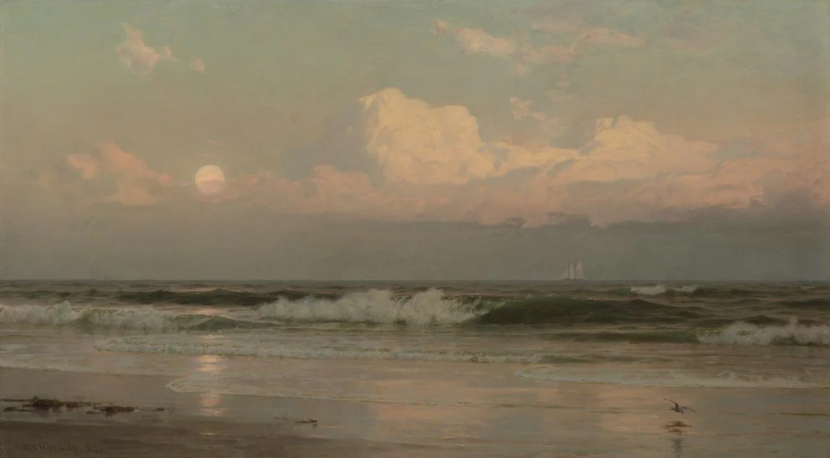 William Trost Richards, The August Moon, 1889
