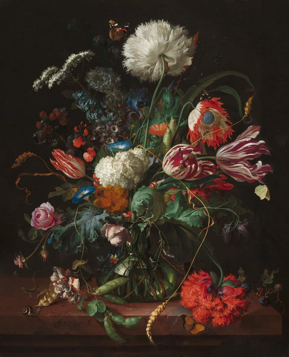 Jan Davidsz de Heem, Vase of Flowers, c. 1660
