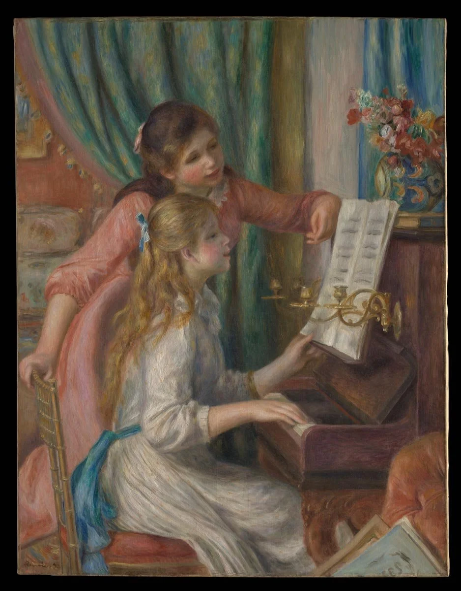 Auguste Renoir, Two Young Girls at the Piano, 1892
