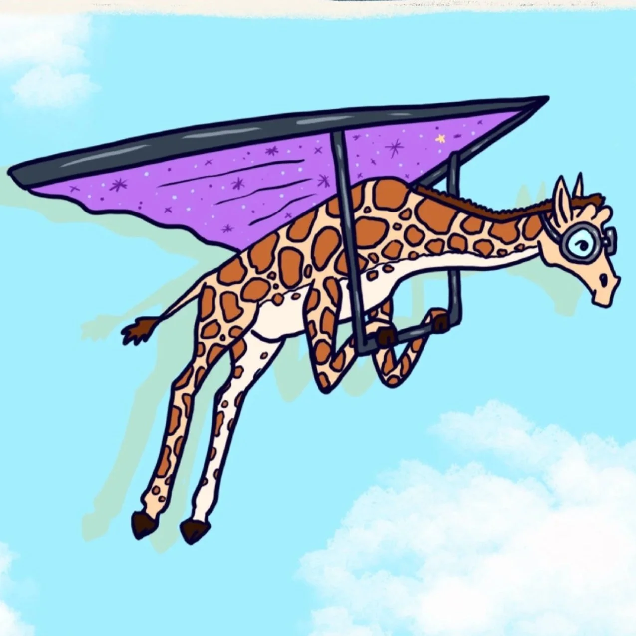 Promotional image for "Procreate Dreams" with text "Draw Along With Me." Features a cartoon character holding a tablet and drink, set against a colorful background with a suggestion to "Create Your Own Short Films."