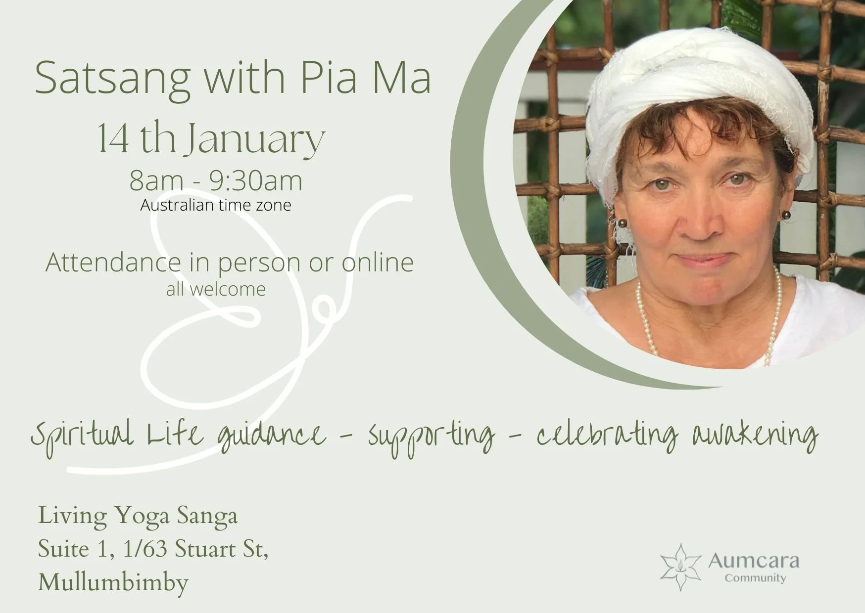 Satsang with Pia Ma - 14-Jan-2023