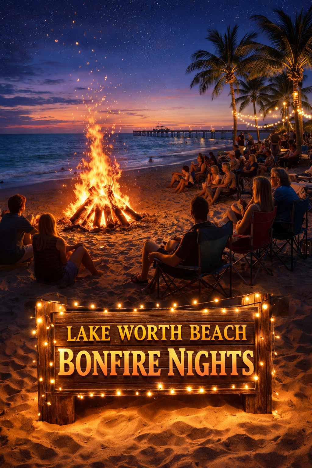 Lake Worth Beach Bonfire Nights
