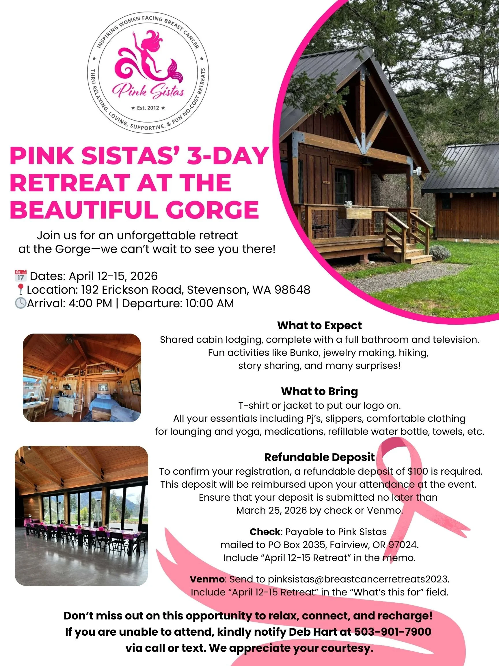 Survivors Only! 3 Day Gorge Retreat