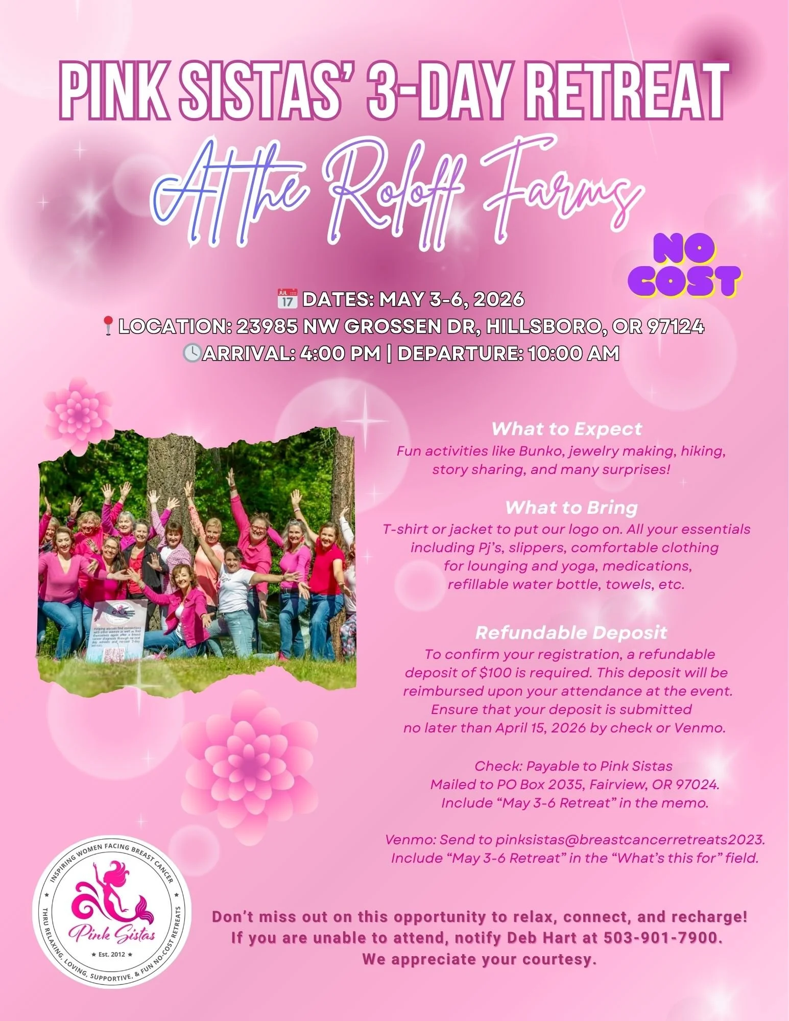 Survivors Only! 3 Day Retreat at Roloff Farms