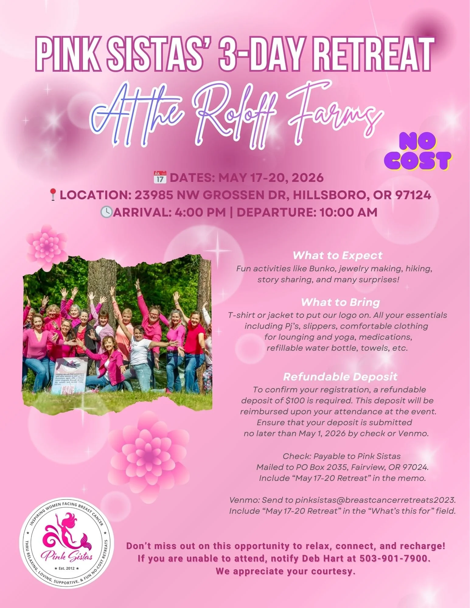 Survivors Only! 3 Day Retreat at Roloff Farms