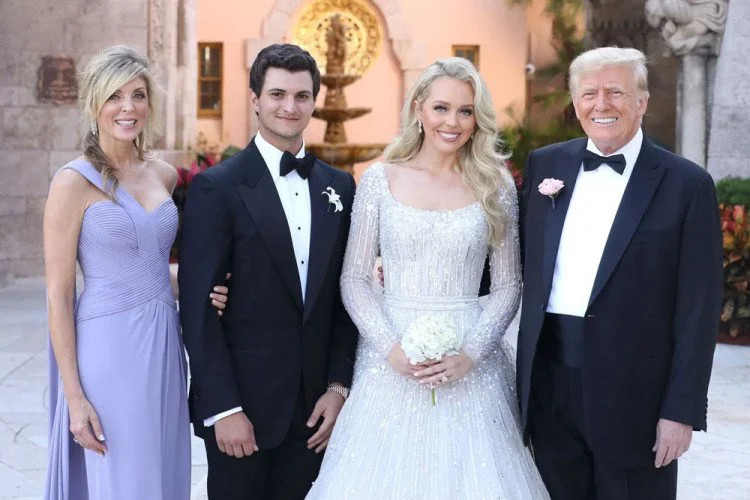 Marla Maples, Michael Boulos, Tiffany Trump,  Former President Donald J Trump