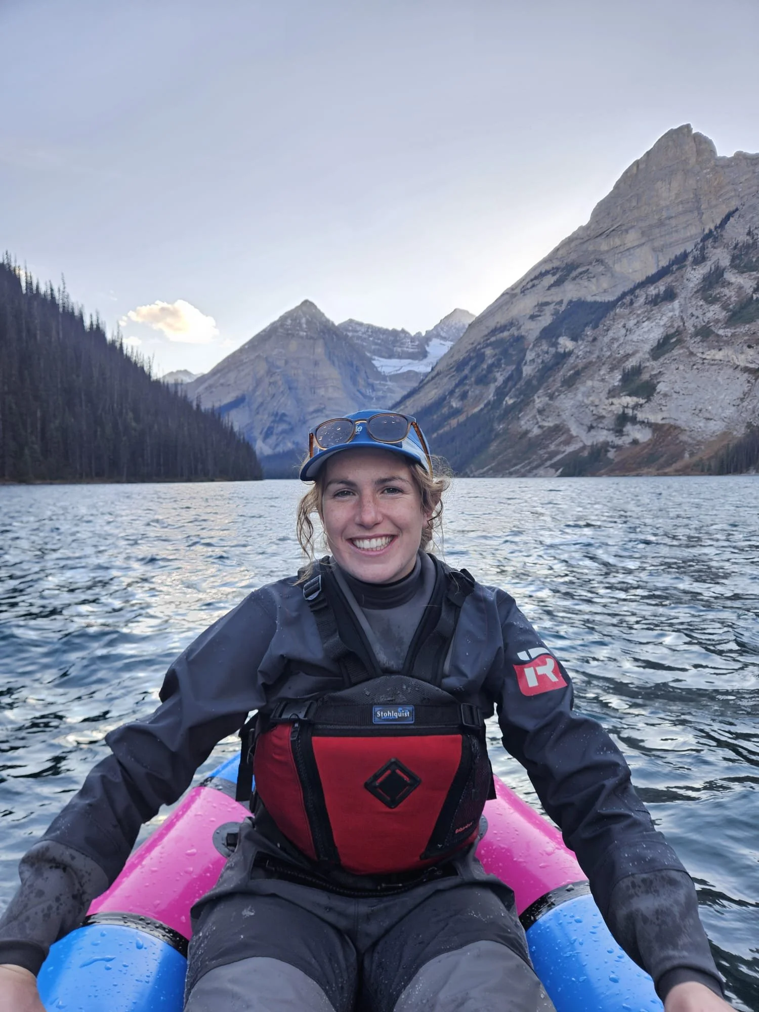 Olivia Whelan-Henderson a sport Physio in Fernie paddling