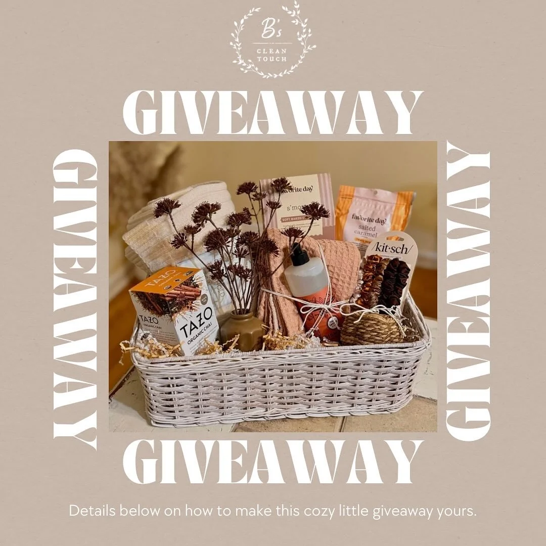 ✨ B&rsquo;s Cozy Fall Giveaway! 🍁

The season of cozy candles, warm blankets, and freshly cleaned homes is here &amp; we&rsquo;re celebrating with something special just for Y O U. 🤍

We&rsquo;re giving away a Cozy Fall Gift Basket filled with a fe