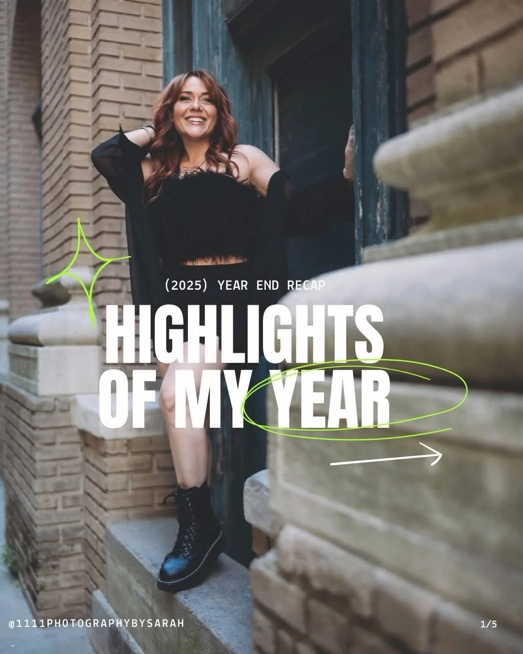 ✨Year End Recap: 2025💫

This year was an adventure from start to finish with so many beautiful, creative, hilarious and spontaneous moments that I&rsquo;m beyond grateful you all trusted me to be a part of! I am forever, and ever thankful that I get