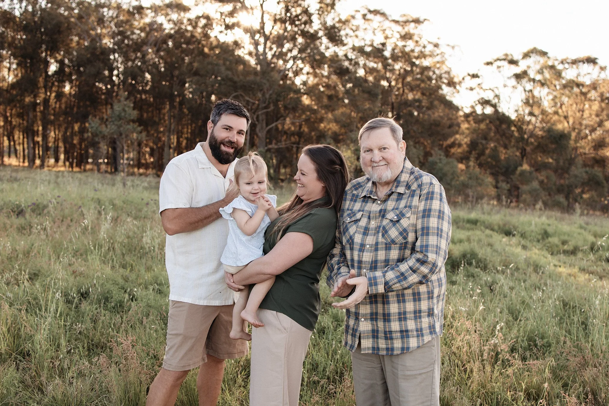 Family photoshoot at Rouse Hill Regional Park Sydney