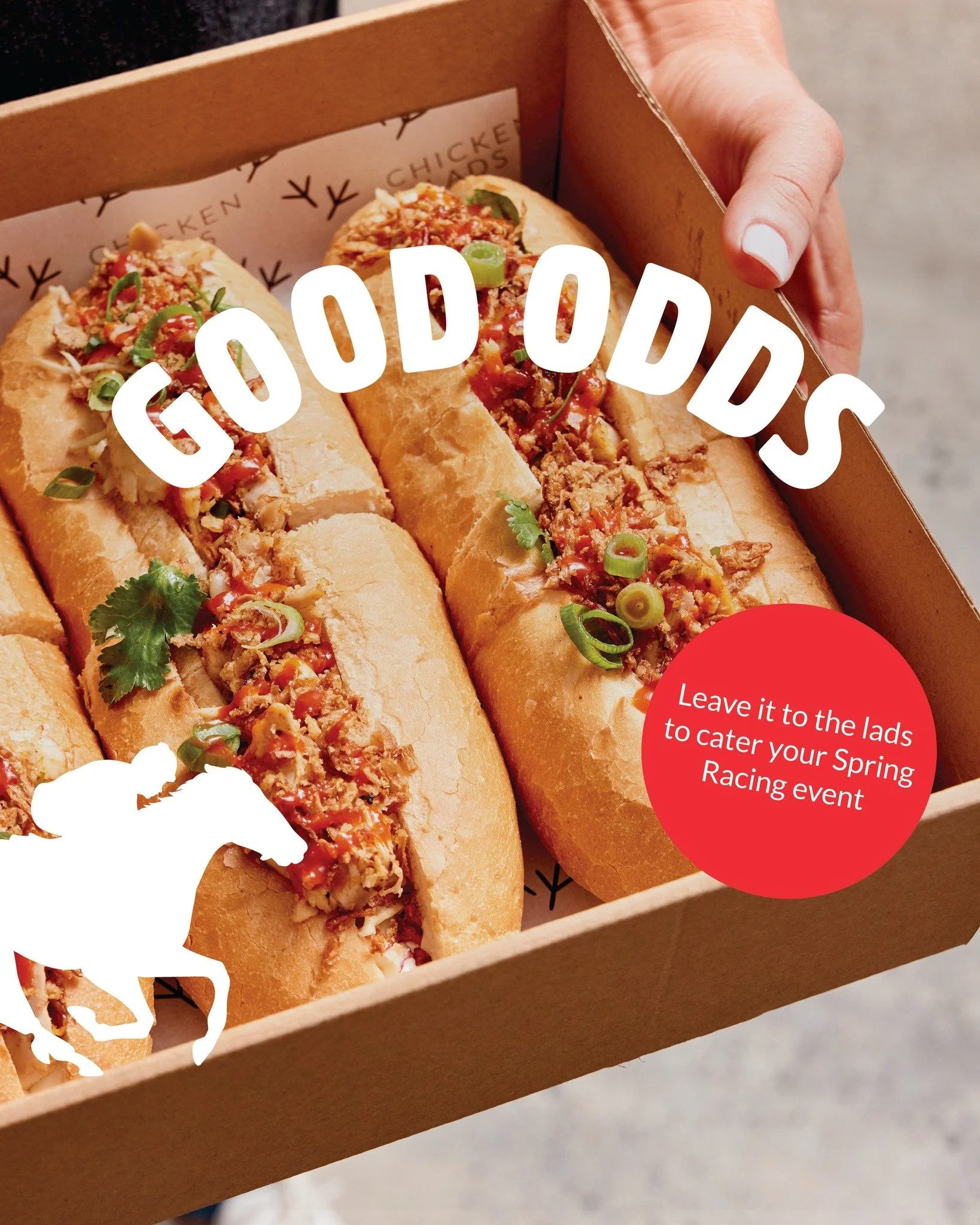 🏆 The only sure thing this Cup Day? A Chicken Lads feast.

We can&rsquo;t promise your horse will win, but your taste buds definitely will.

🔥 Catering packs, epic burgers, and sides made for sharing with your crew.

📲 Hit the link in bio

#Winner