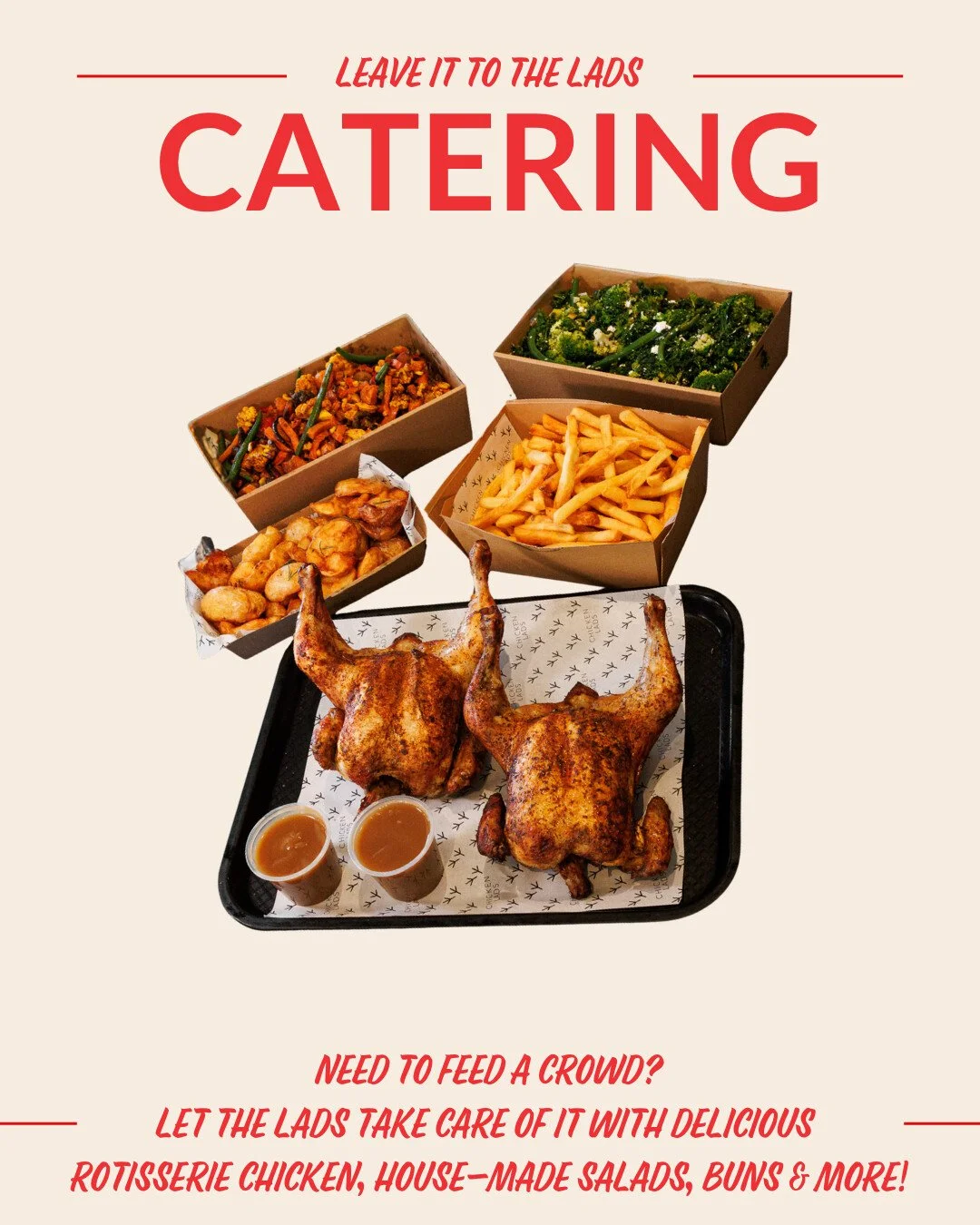 The easiest decision you'll ever make.

Order online and leave it to the lads (and take all the credit).