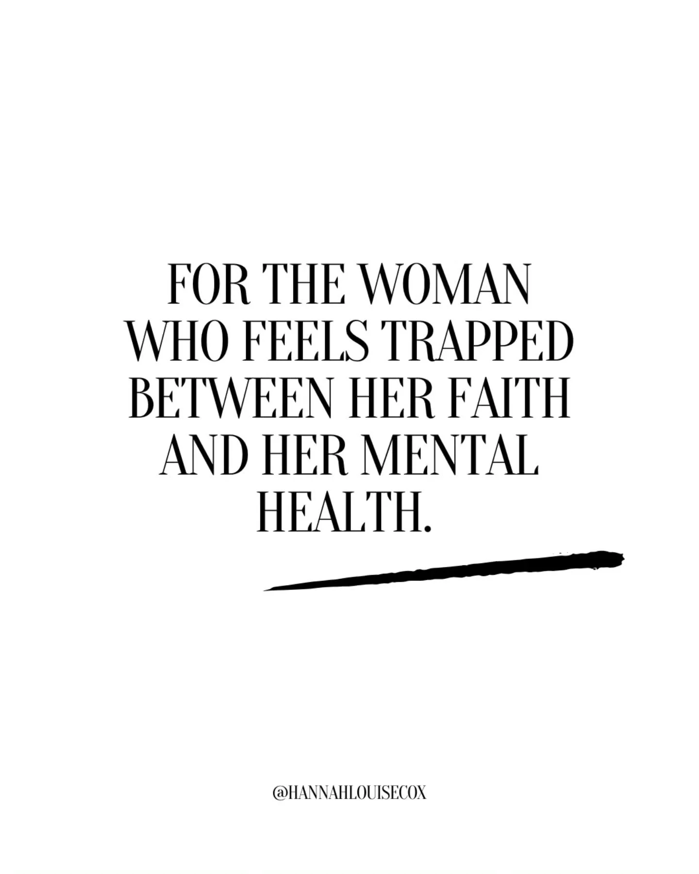 The lies the enemy whispers to us about our mental health struggles through people and spaces of faith are confusing and loud.

God sees you, loves you, and gave us mental health resources for a reason: to help us live abundantly and fully. 

There i