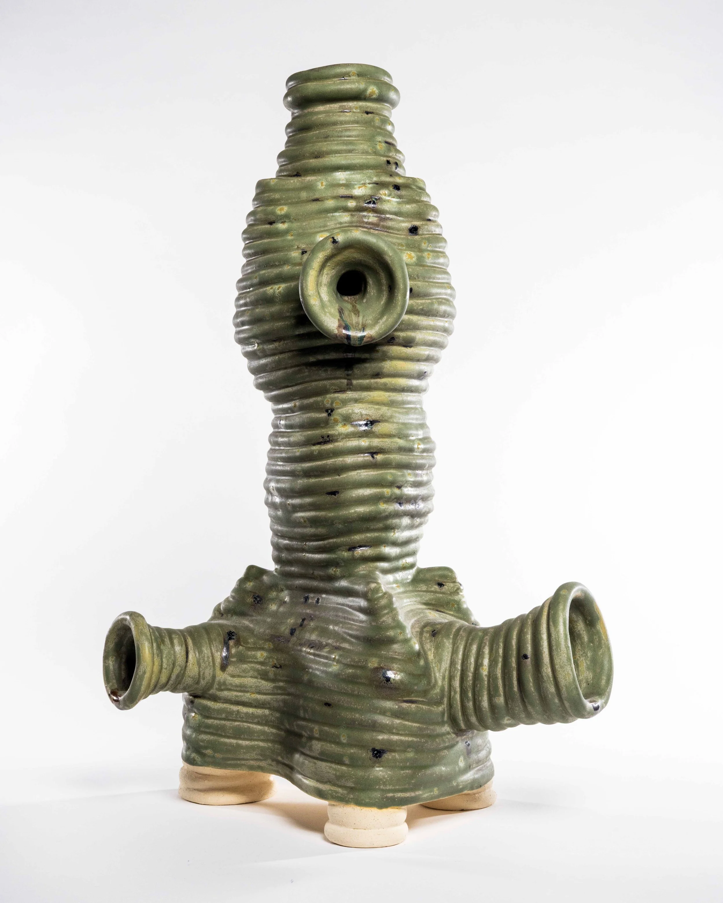 Florentina, glazed earthenware, 13" x 11" x20", 2023