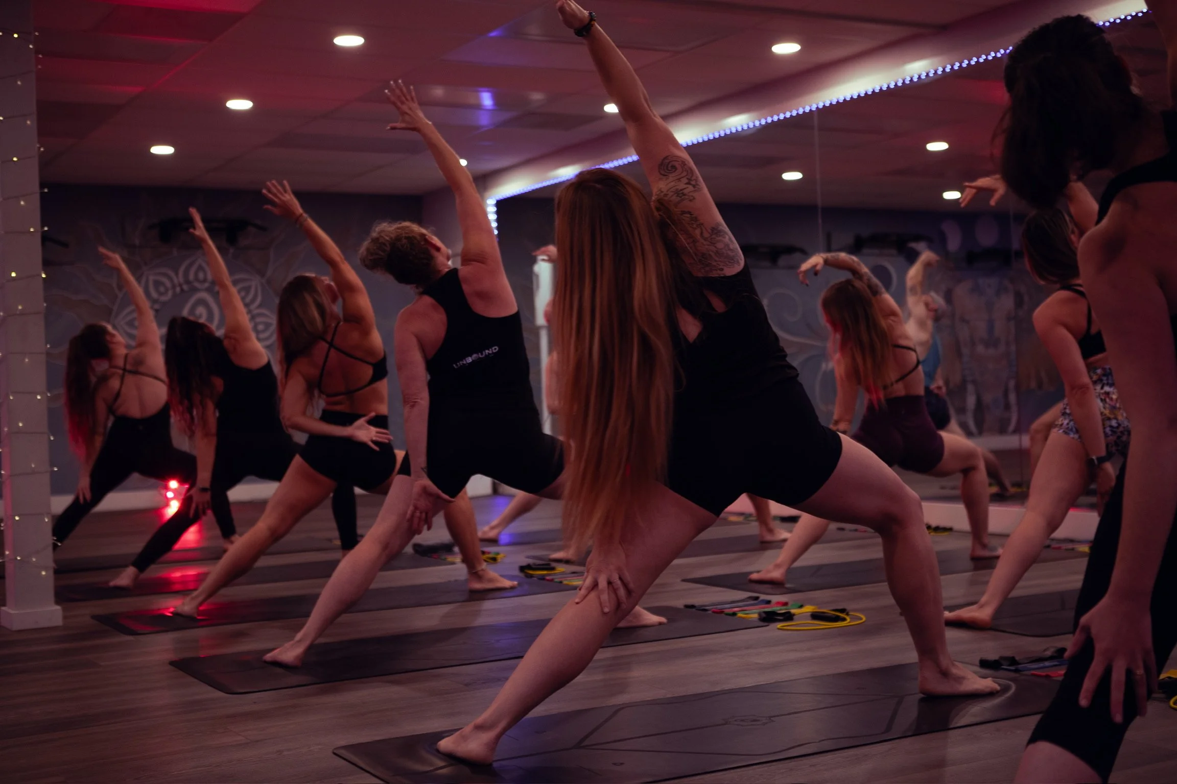 Flow Class at Unbound Yoga and Fitness