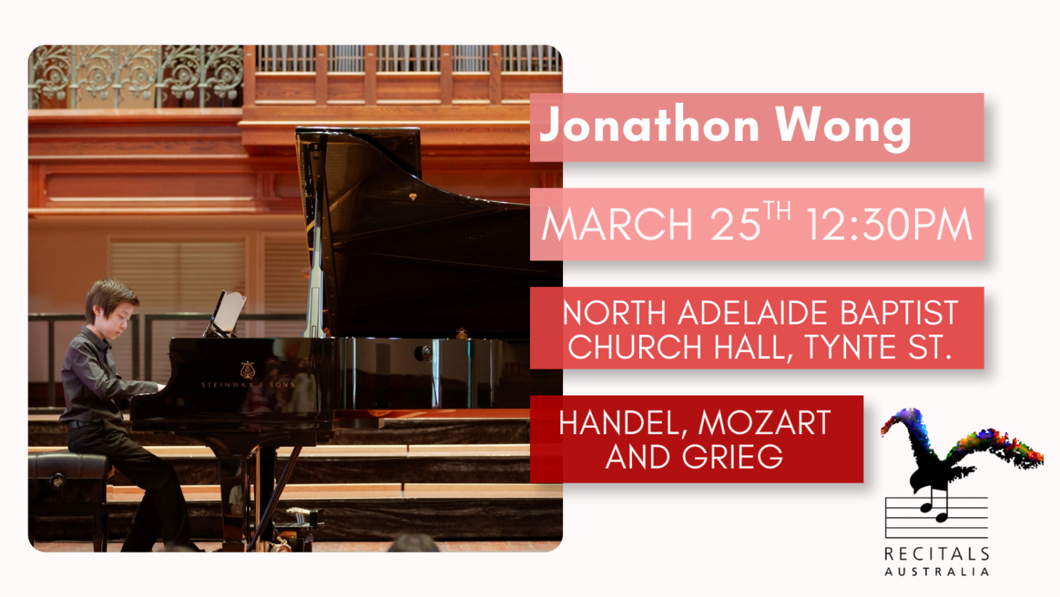 Jonathon Wong // Recitals Australia