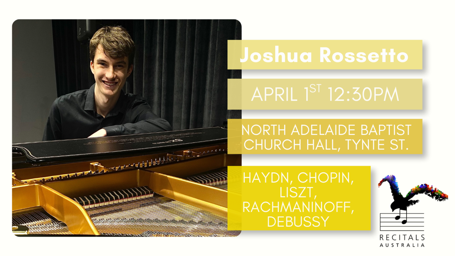 Joshua Rossetto // Recitals Australia