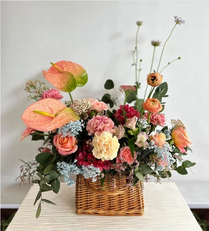 Mum's Joyful Bloom Basket