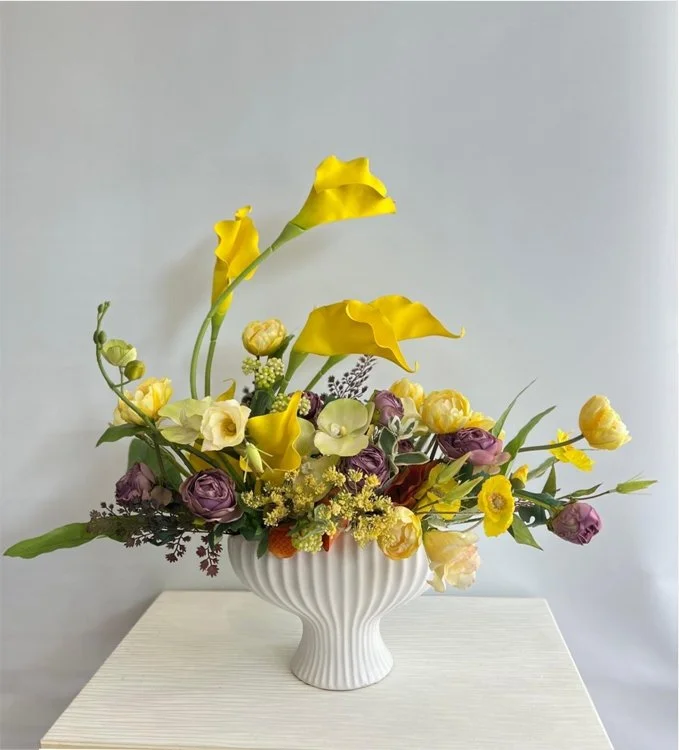 Bespoke 1/1 Edition - Summer Serenade (Silk Flowers with Curated Vase)