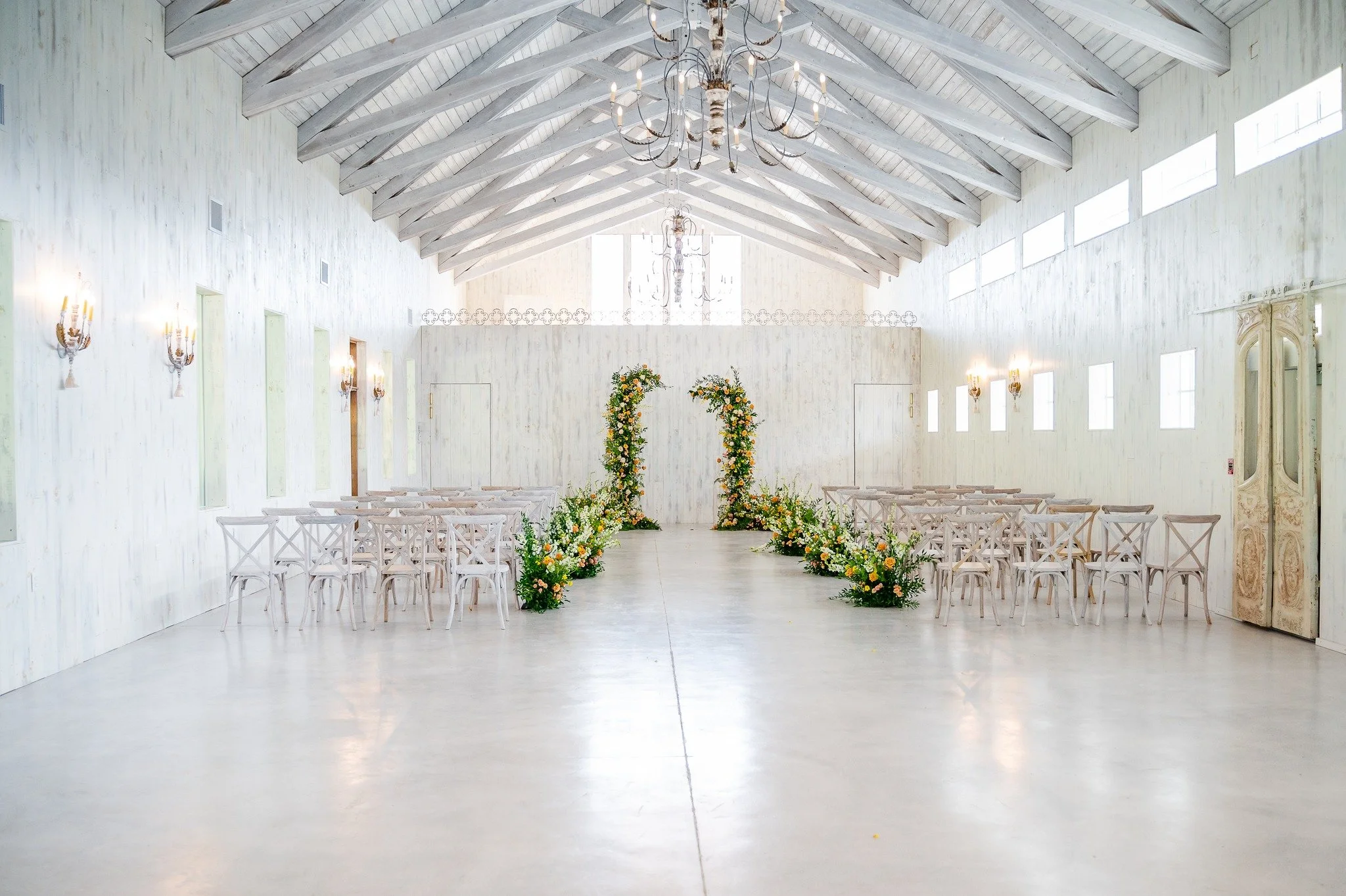 An aisle made for forever ✨🌿💍

There&rsquo;s something breathtaking about a ceremony space before guests arrive&mdash;the quiet, the anticipation, the beauty waiting to hold the start of a love story.

Every detail matters, from the blooms framing 