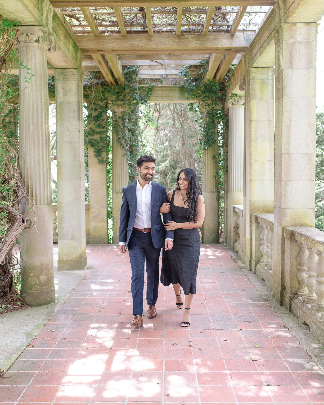 Some of the best engagement photos happen when I ask my couples to do one simple thing...

Walk.

Hold hands.

Forget I'm there.

That's when the real smiles, the quiet glances, and the little moments unfold naturally.

Those are the photographs you'