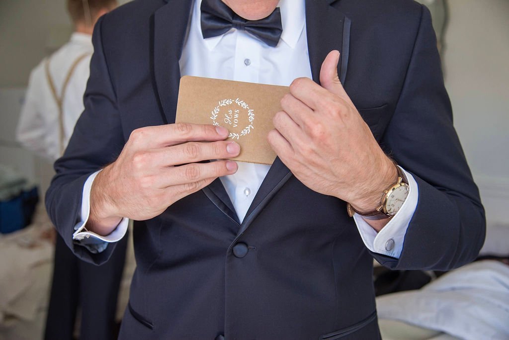 As photographers, we're taught to look for the big moments.

The first kiss.
The first dance.
The walk down the aisle.

But over the years, I've learned that it's often the smallest moments that carry the most meaning.

A groom quietly slipping his v