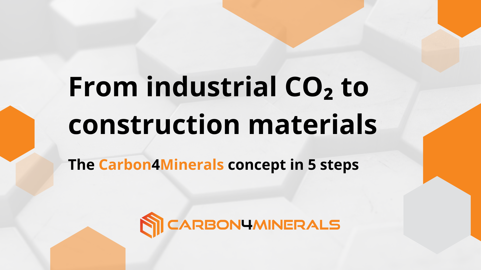 From industrial CO₂ to construction materials