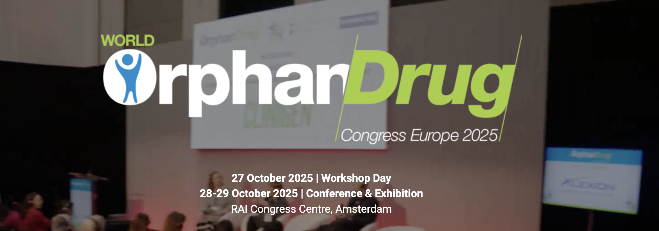 28-29 October: we’re attending World Orphan Drug Congress 2025 in Amsterdam!