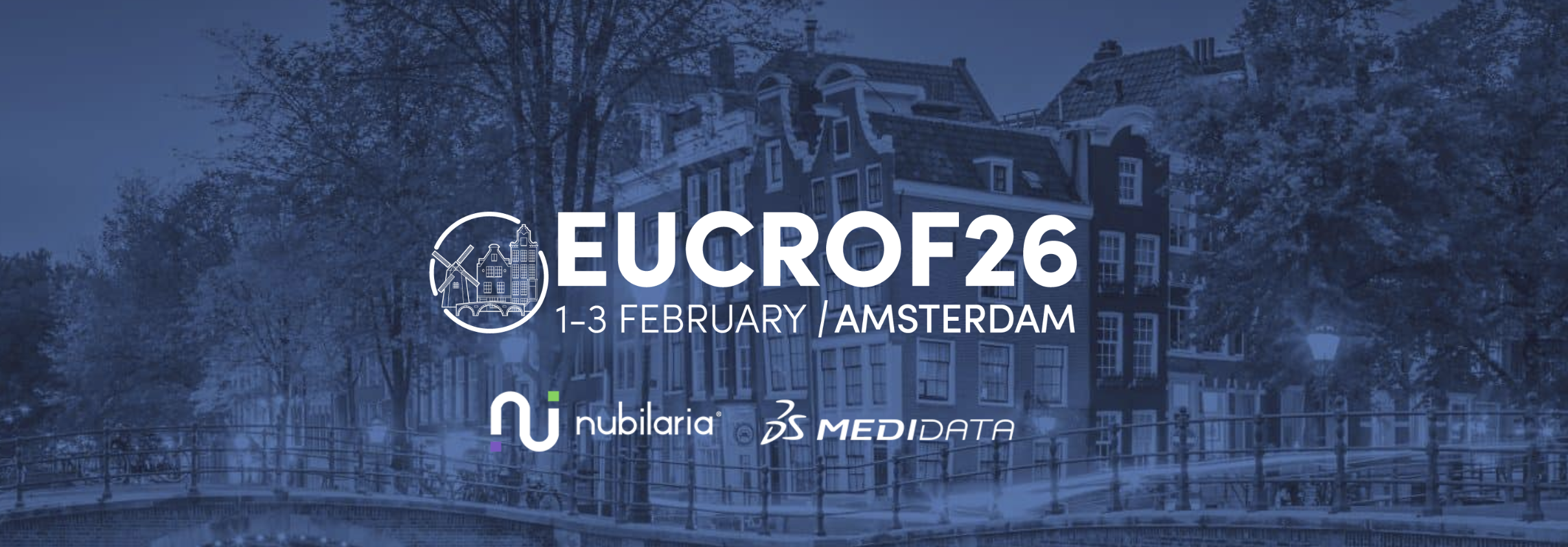 1-3 February: we’re attending EUCROF26 Conference in Amsterdam!