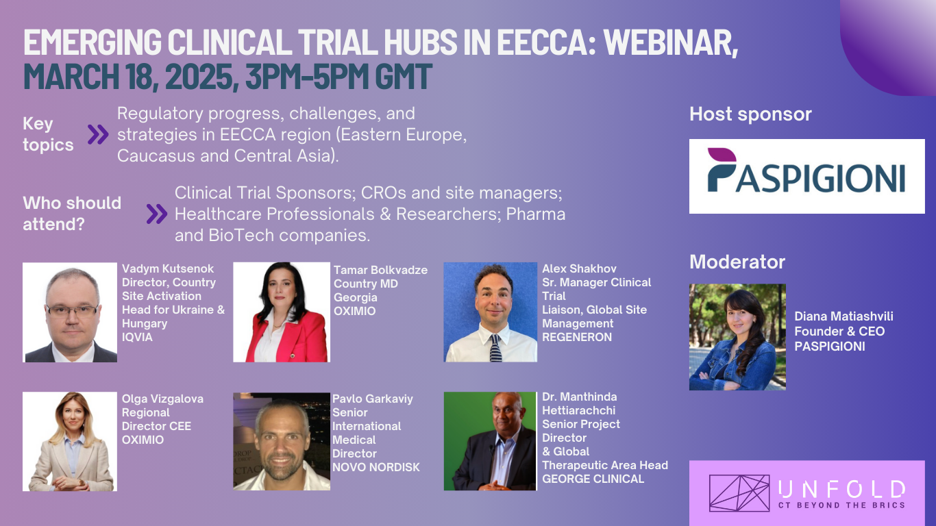 Exploring emerging clinical trial hubs in EECCA: webinar