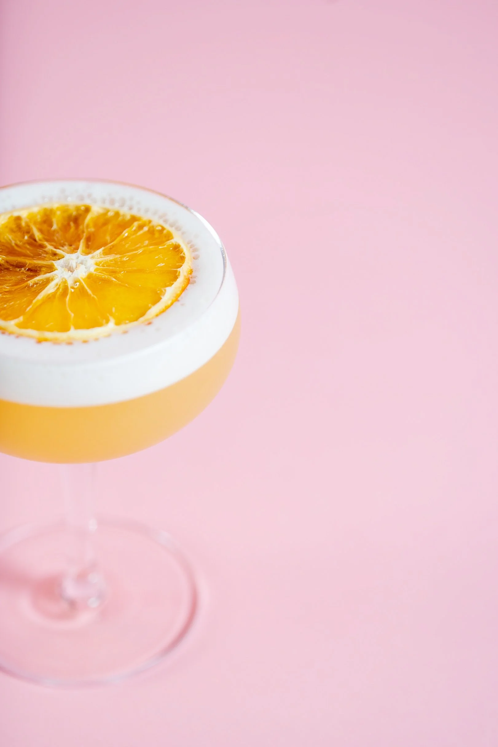 Nells Pizza cocktail pink studio photo