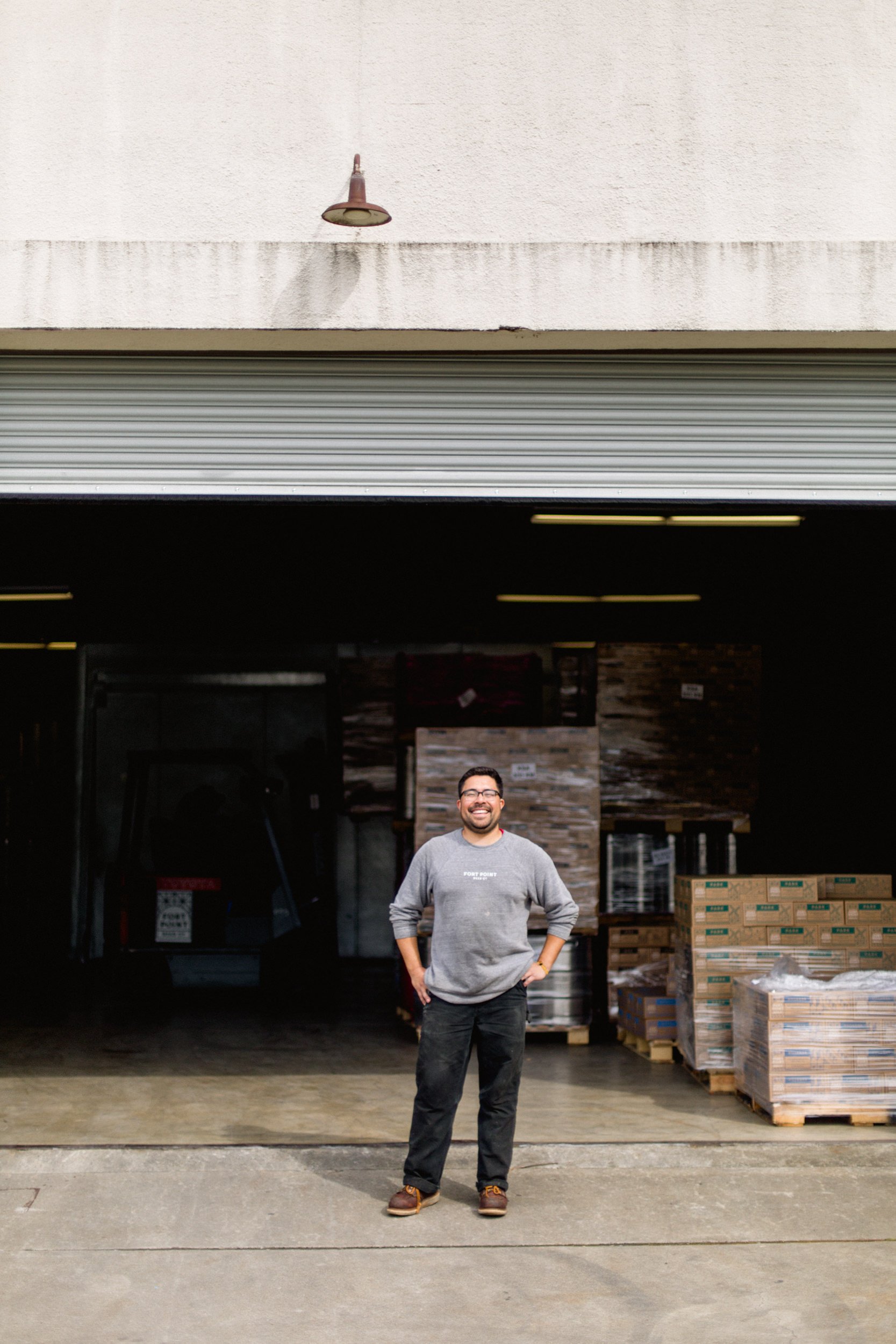Brewer captured outside brewery San Francisco