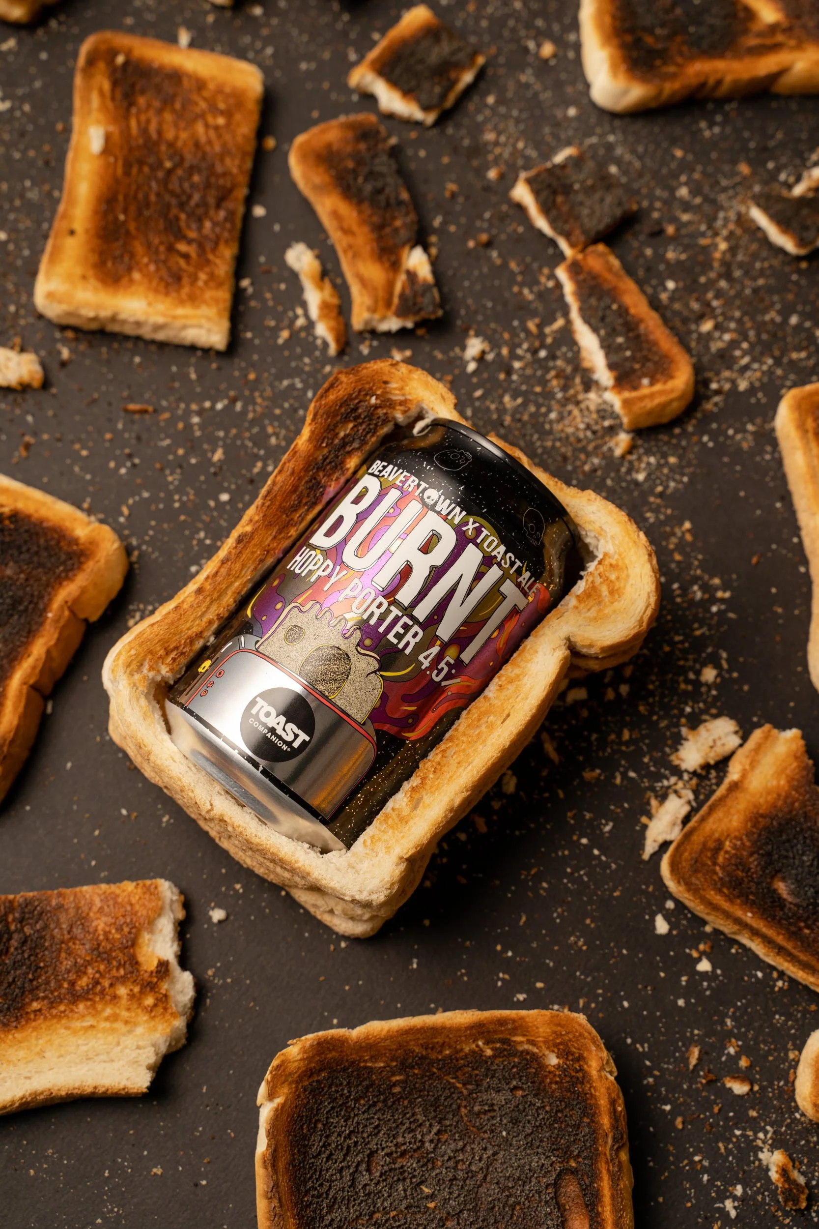 Toast Ales Beavertown burnt  porter in toast