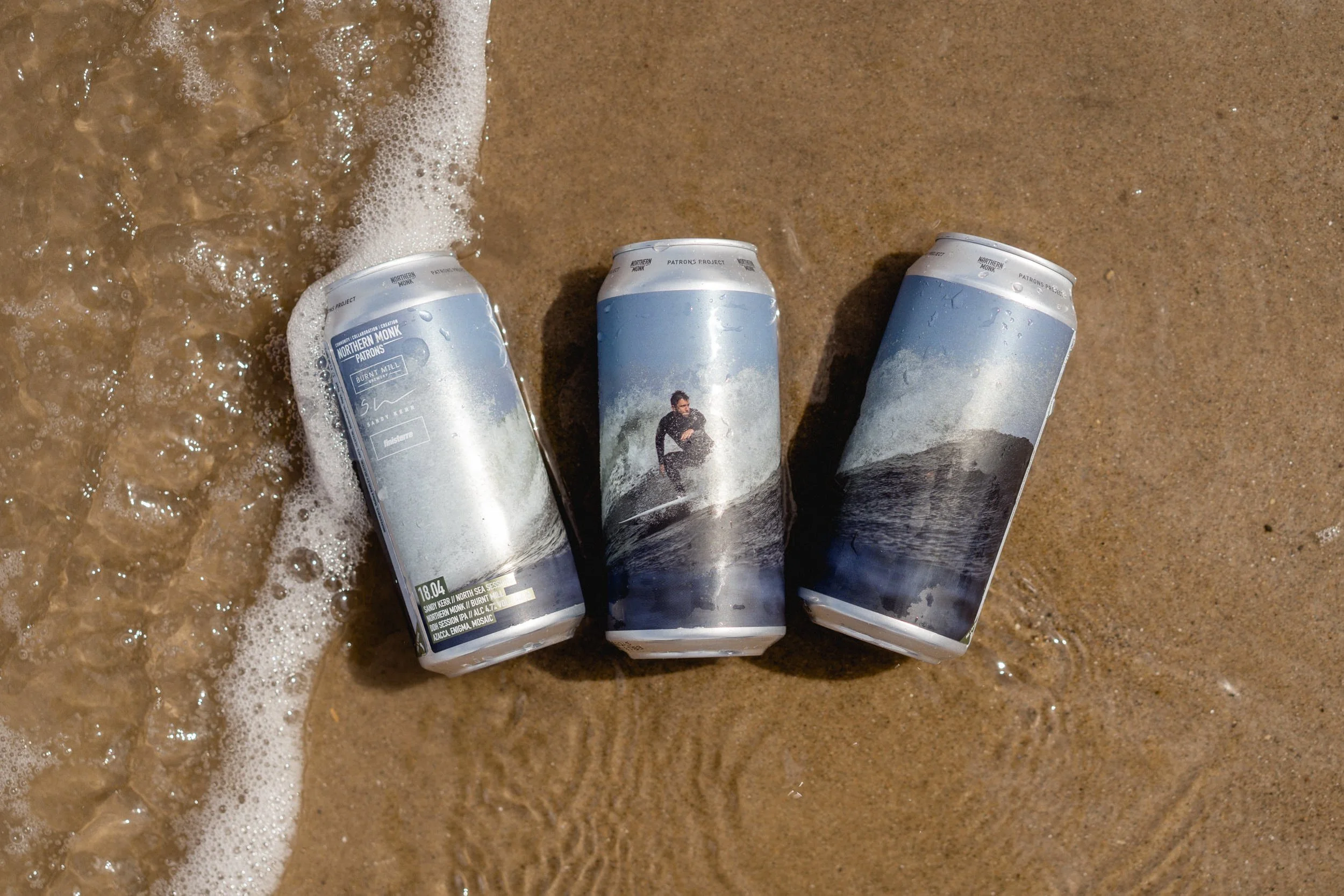 Northern Monk Sandy Kerr beach photoshoot