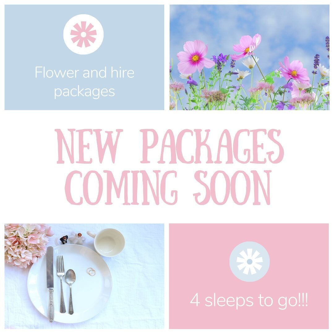 I am so excited to be working on some new packages. 4 sleeps to go!!! #huntervalley #weddings #hunterweddings #hunterflorist #newcastle #florist #weddinghire