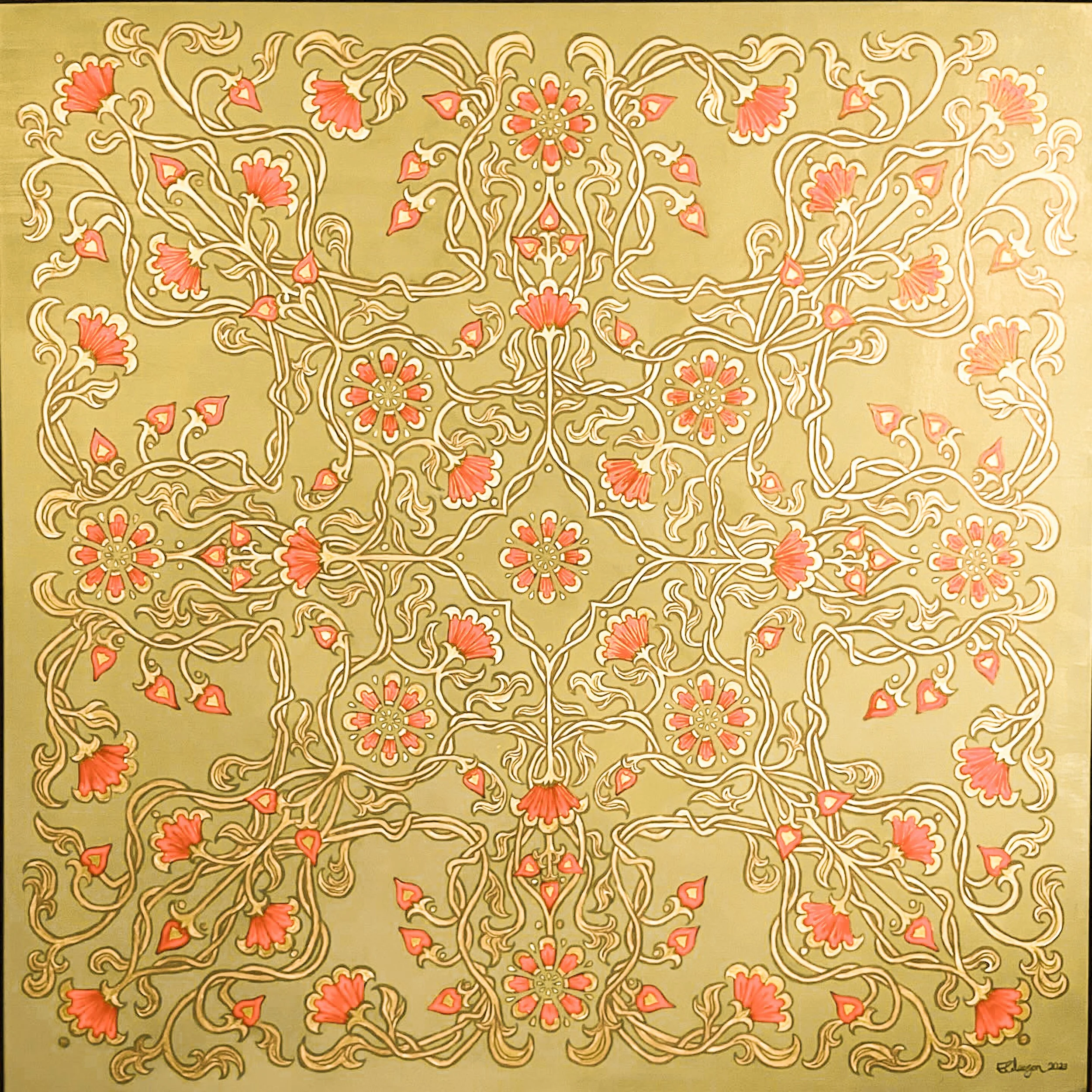 Gold colour variation of 'Promise' 2023.