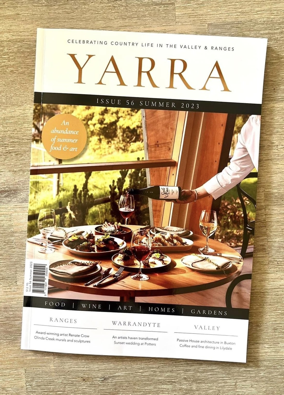 Featured in the Summer edition of Yarra Magazine