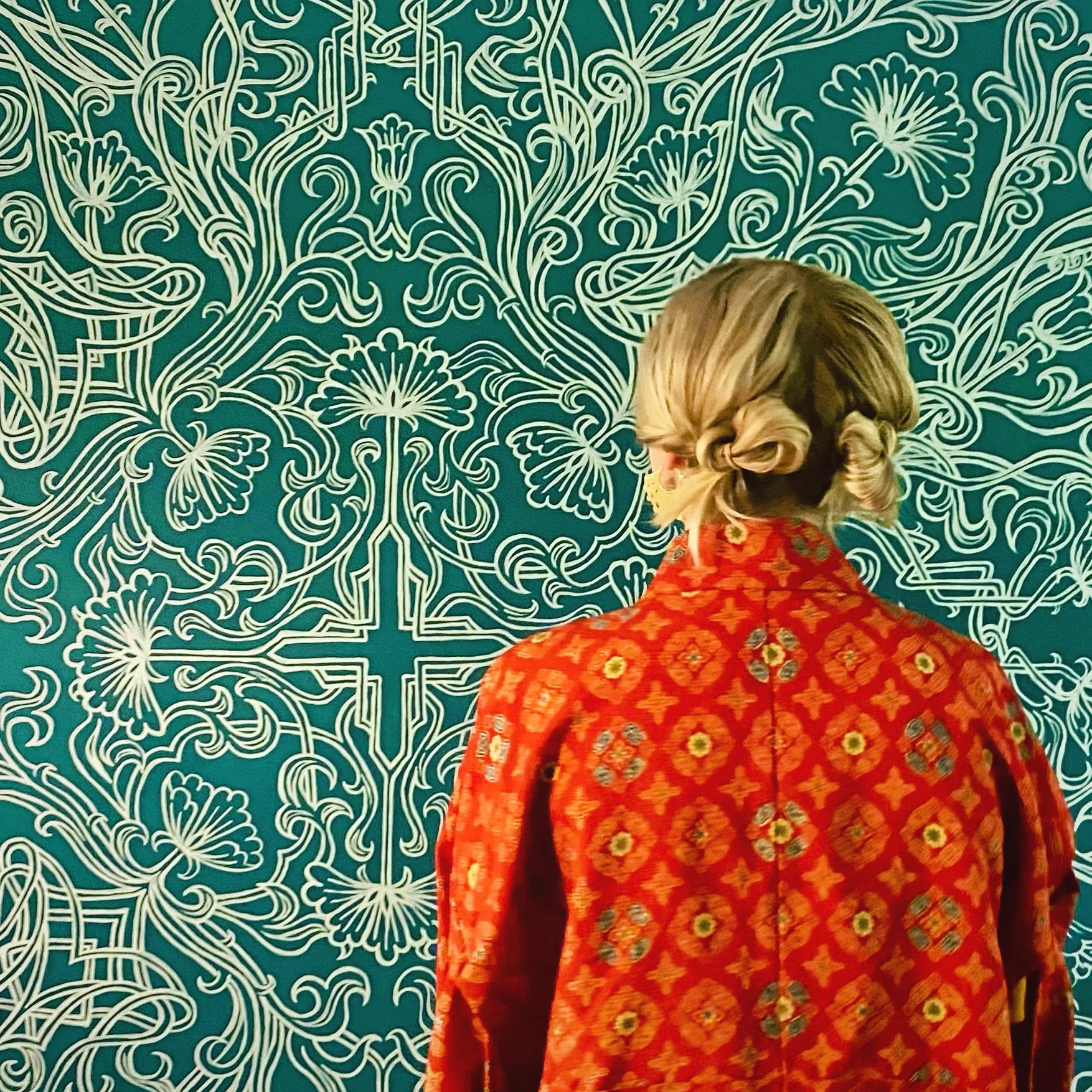 The artist and a private commission, Avonsleigh 2022.